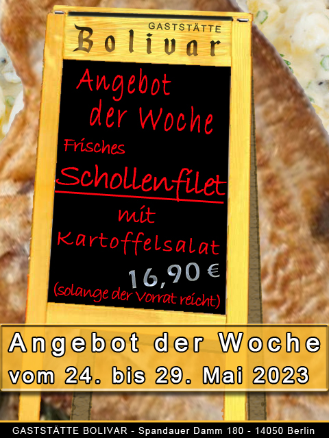 Angebot der Woche bis zum 29. Mai 2023