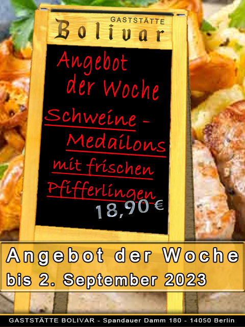 Angebot der Woche bis zum 3. September 2023