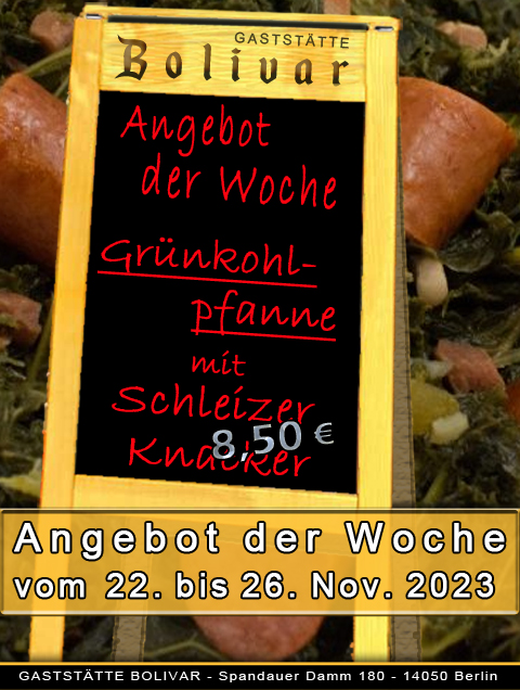 Angebot der Woche - 22. bis 26. November 2023