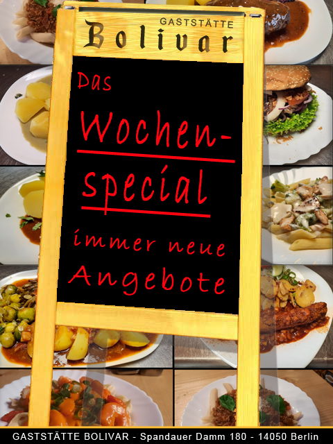 Wochen- und Wochenend-Specials / Angebote