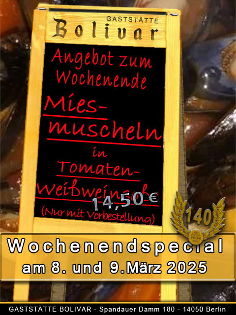 Wochenendspecial am Samstag, den 25. November 2023